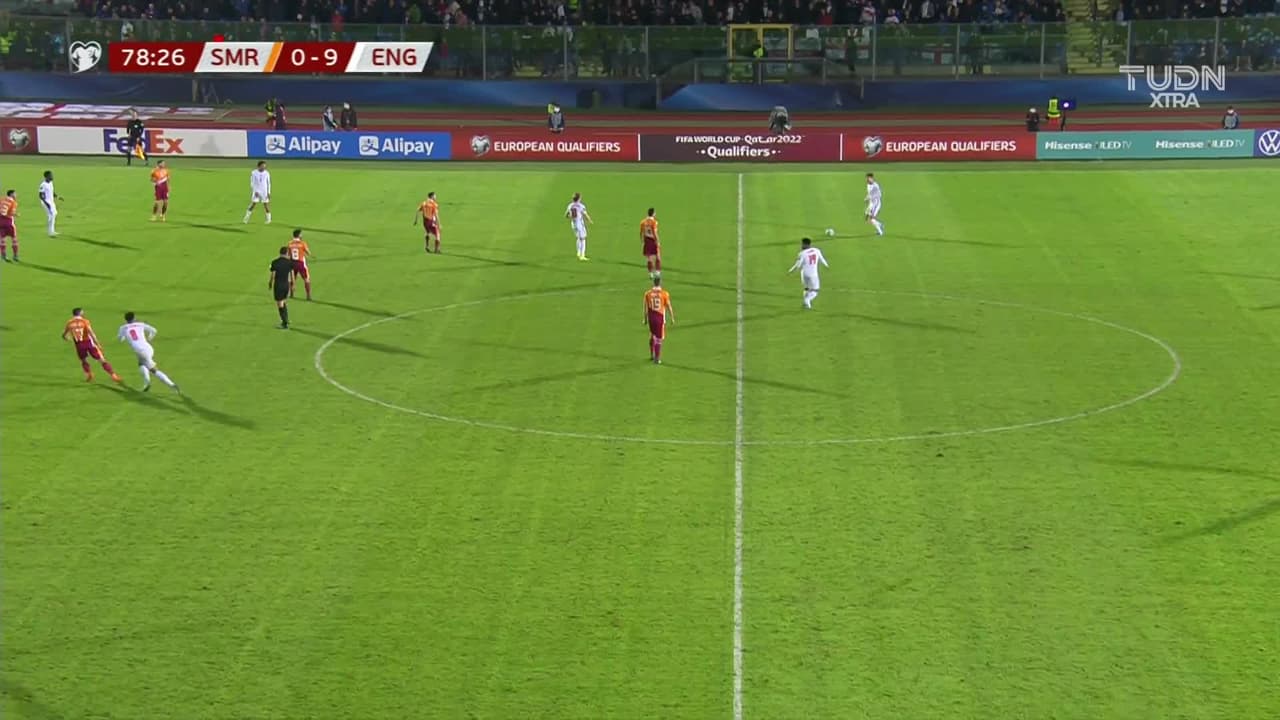 ¡Diez goles de Inglaterra! Aplastante gol de Bukayo Saca