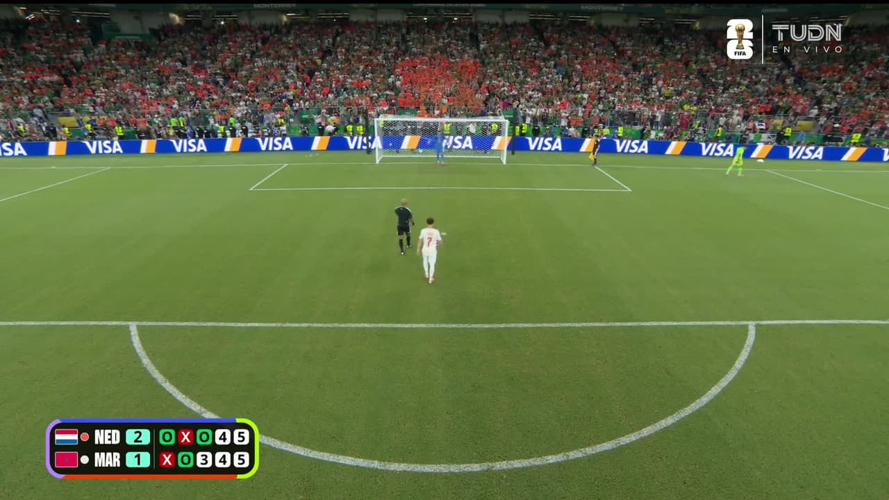 ¡GOL!  anota para Marruecos. Chemsdine Talbi