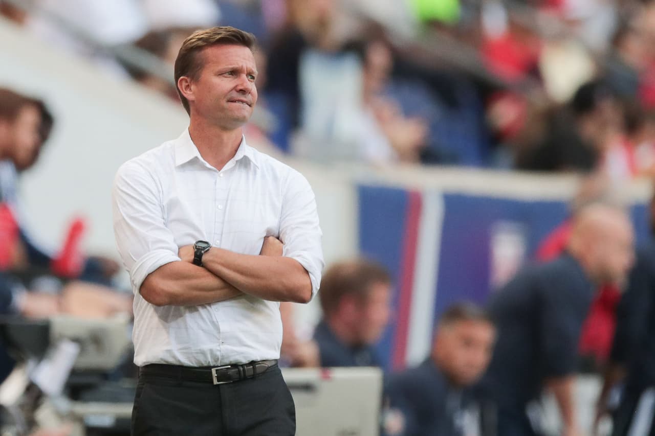 En una Conferencia Este extremadamente competitiva -lo ocurrido este año es una muestra cabal de ello- Jesse Marsch es el técnico de unos New York Red Bulls que, bajo su gestión, entran a la postemporada por tercer año consecutivo. (USA Today Images)