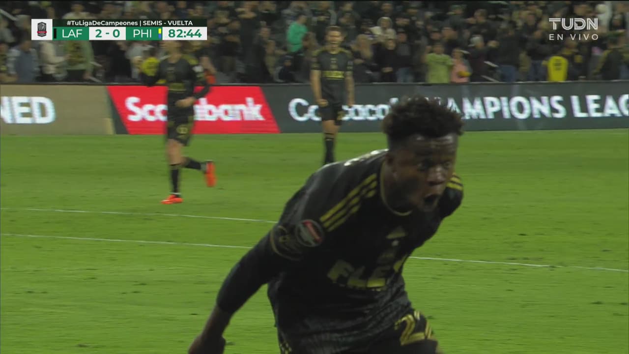 ¡Fogonazo! Opoku perfora la meta con un zurdazo para el 2-0 de LAFC