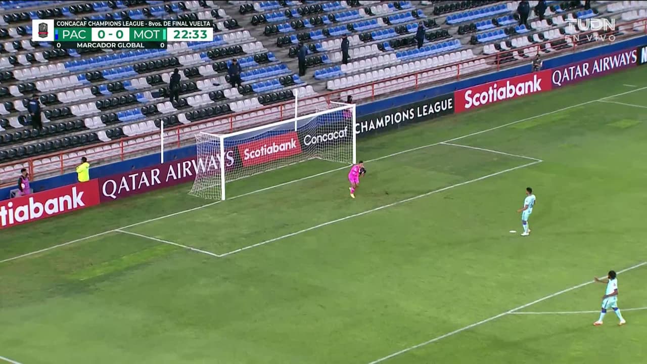 ¡TIRO ATAJADO! disparo por Juan Delgado.