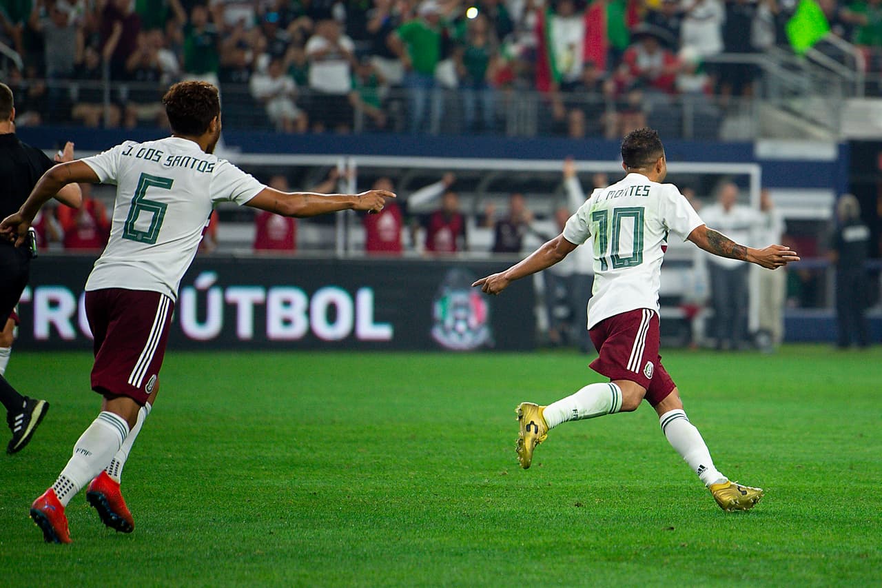 Montes marcó el sexto gol de su trayectoria como integrante del Tri. Y vaya manera de lograrlo.