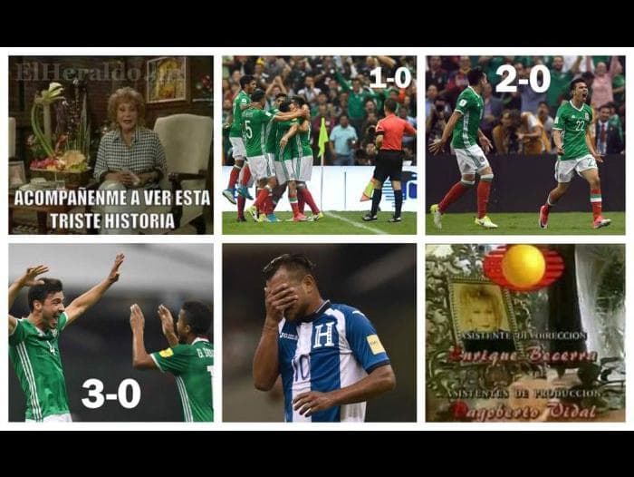 Las redes sociales elogiaron al conjunto mexicano pero criticaron lo mostrado por la 'H' tras el 3-0 de los 'aztecas'.