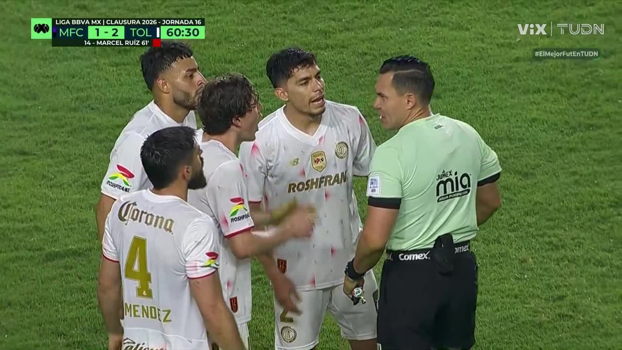 ¡Polémica tarjeta roja! Marcel Ruiz se va expulsado en Mazatlán