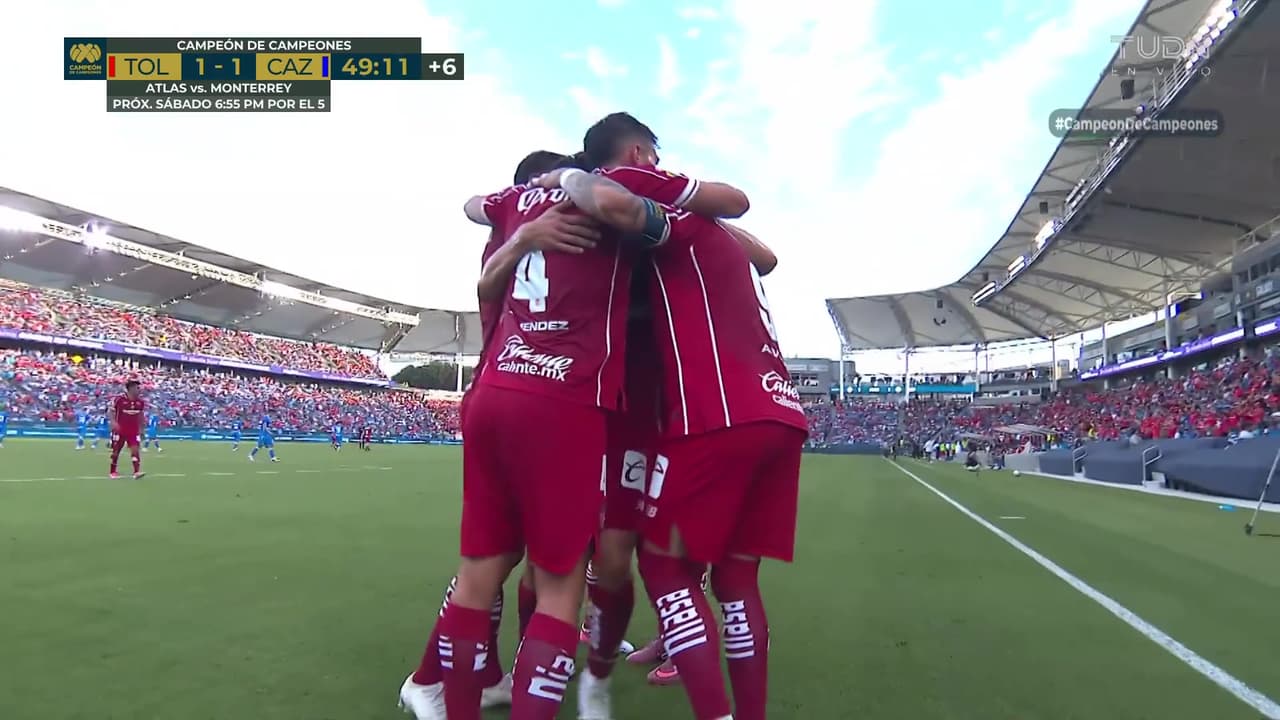 ¡Tienes que ver el golazo de Alexis Vega al Cruz Azul en el Campeón de Campeones!