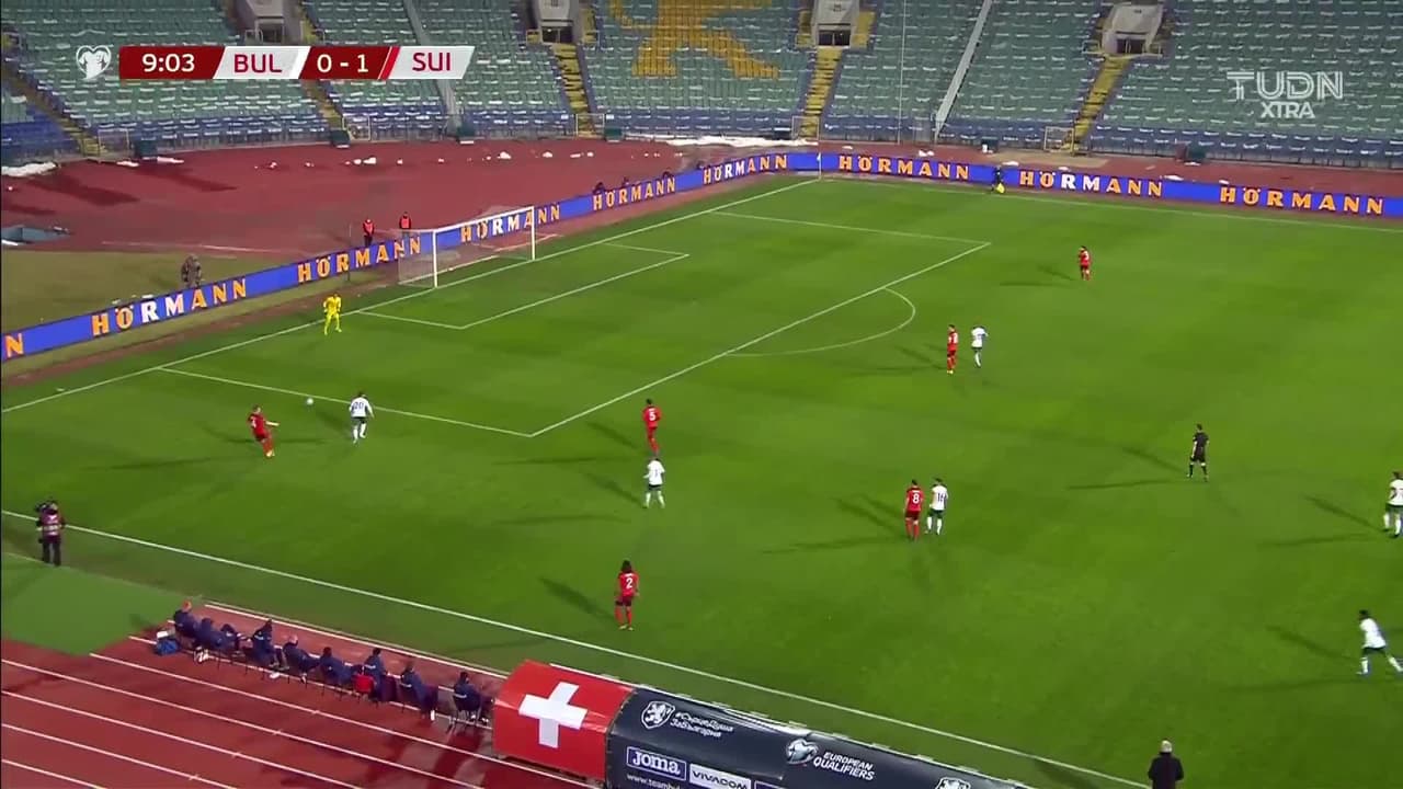¡GOL!  anota para Suiza. Haris Seferovic