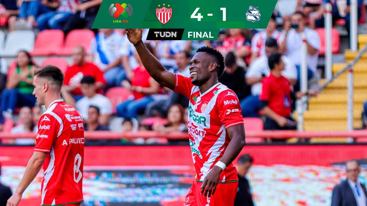 Necaxa golea a Puebla y Diber Cambindo marca doblete