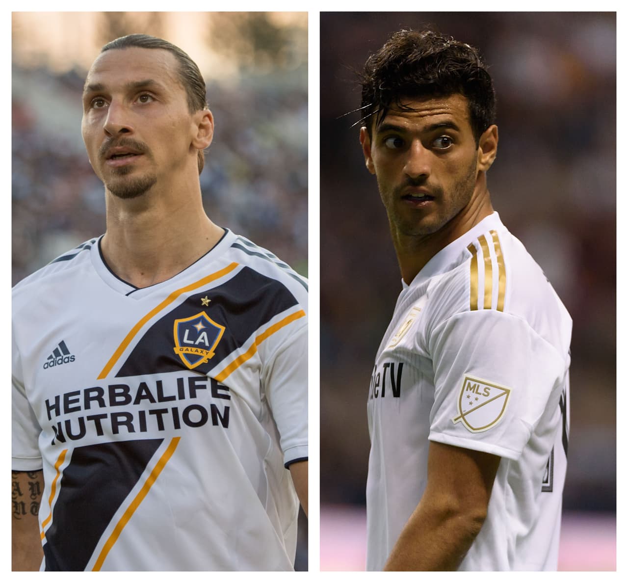 Zlatan Ibrahimovic y Carlos Vela, figuras en el clásico angelino.