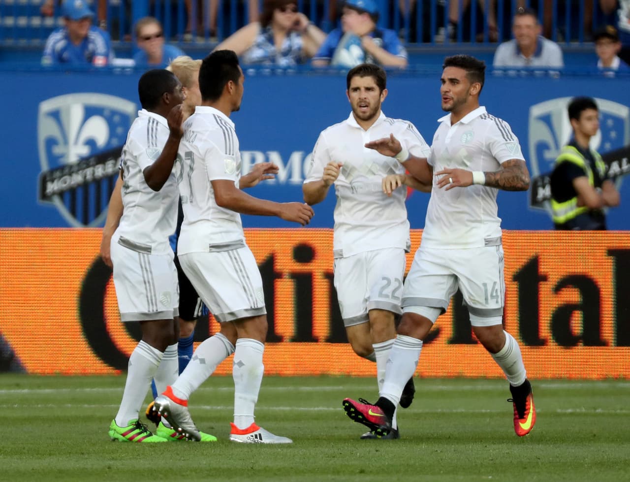 Montréal Impact y Sporting KC empatan 2-2 en un una gran noche de Dom Dwyer