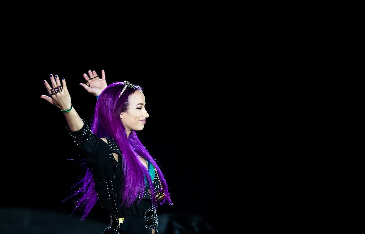 Sasha Banks, apodada 'La Jefa' y sobrina de Snoop Dogg.