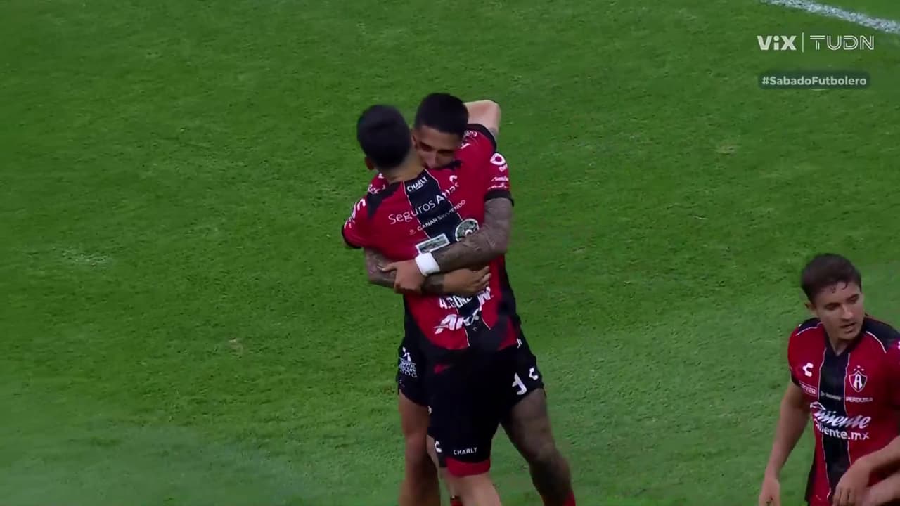 ¡Atlas remonta con un golazo de Germán Rodríguez luego de la expulsión de Diego González!