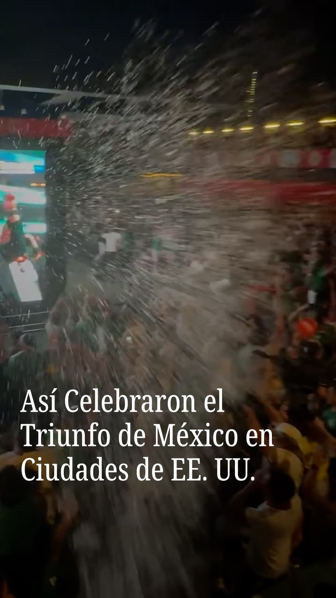 Así celebraron el triunfo de México en ciudades de EEUU