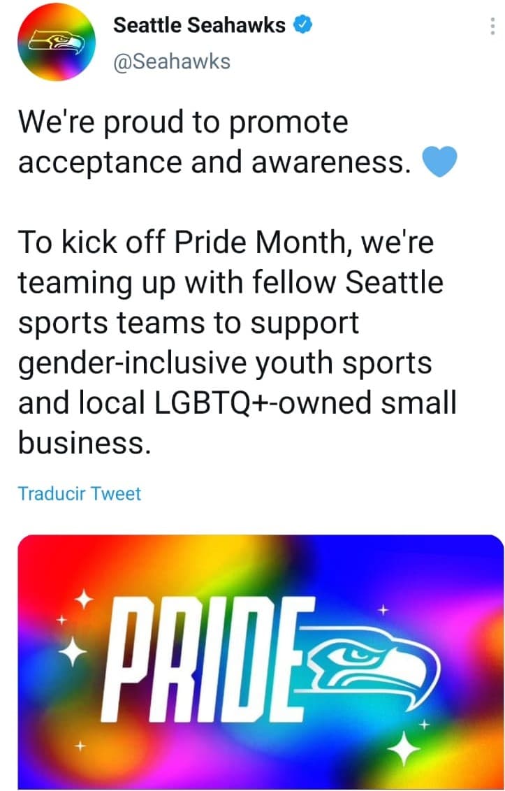 La liga se compromete con sus jugadores, fanáticos y su personal a que vivan con orgullo y autenticidad.