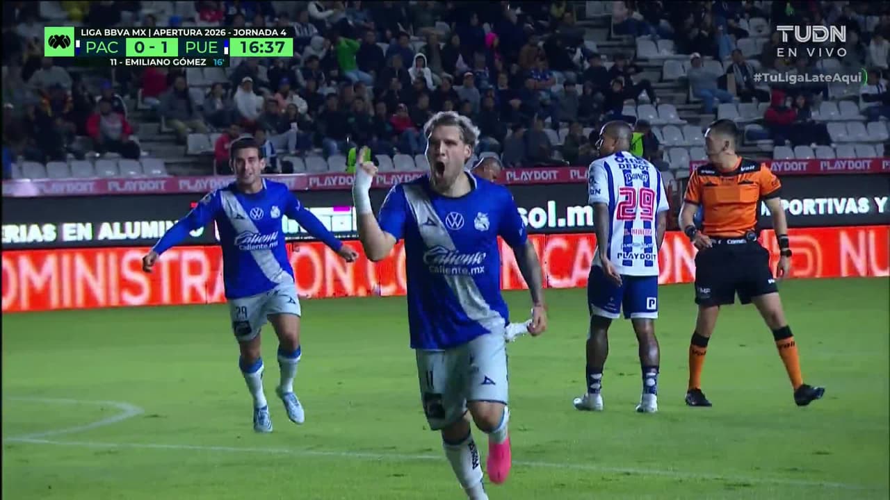 ¡Estás loco, Emiliano Gómez! El crack del Puebla se mandó un gol de otro planeta