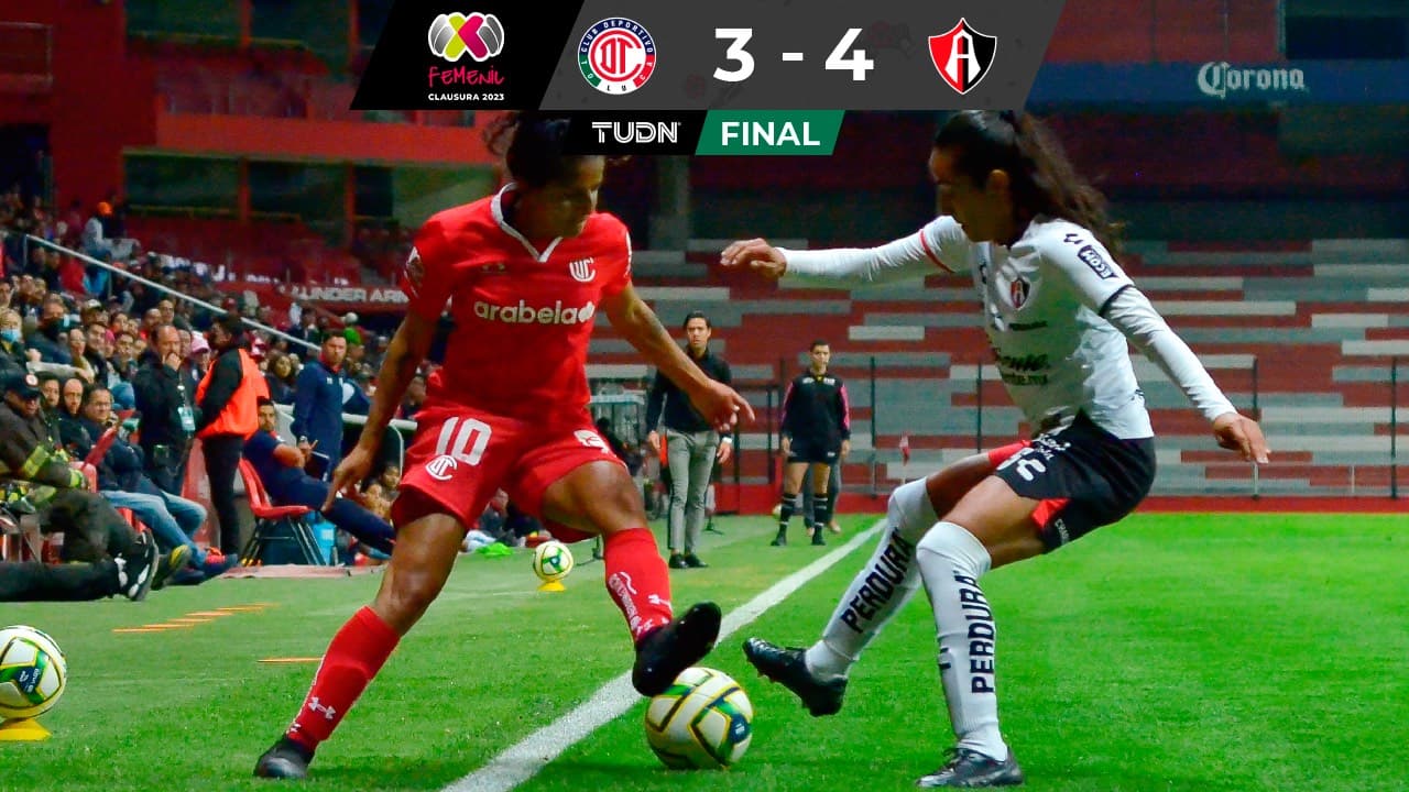 ¡Partidazo! Atlas vence al Toluca que sigue sin ganar en el Clausura 2023