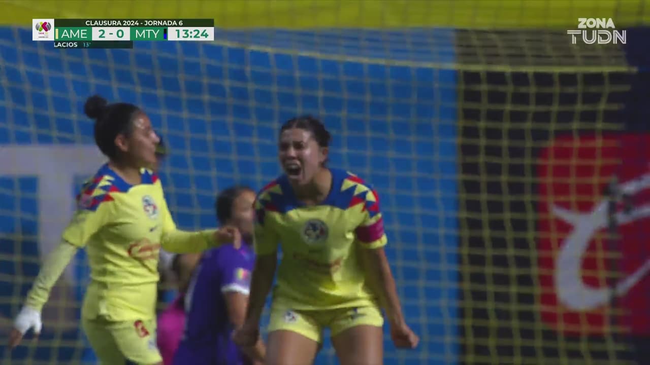 ¡Reencuentro con el gol! Doblete de Palacios y es el 2-0 americanista