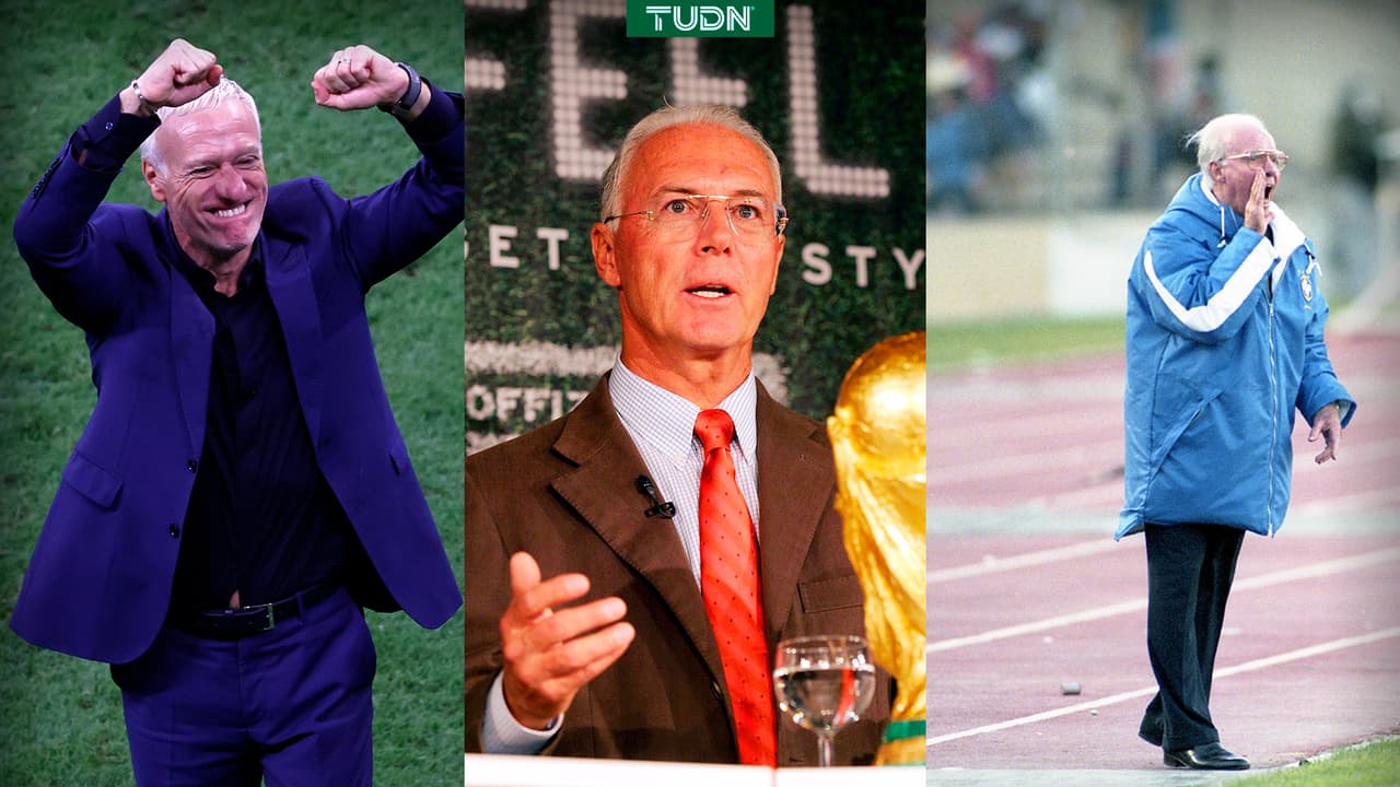 ¿Quiénes han sido campeones de un Mundial como jugador y entrenador?