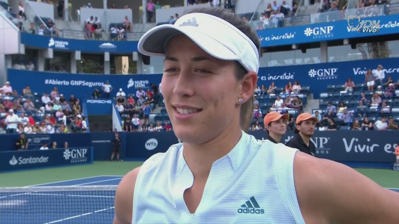 Videos. Muguruza lamenta ganar por lesión de su rival