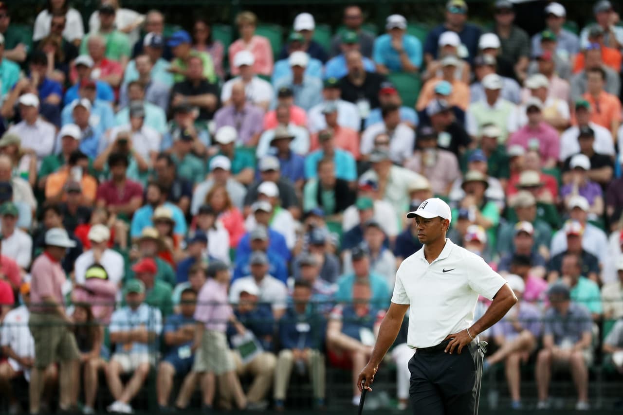 Woods es una de las principales atracciones para los fanáticos del golf en el Masters de Augusta.