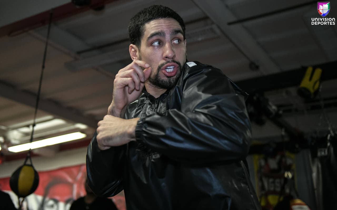 García es un peleador que se caracteriza por ser paciente e inteligente en el ring sin rehuir al intercambio.