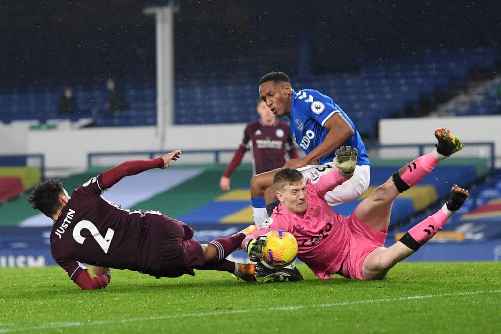 Everton empata ante el Leicester City 1-1. James Rodríguez abrió el marcador al minuto 30, pero fue en la segunda mitad cuando Youri Tielemans igualó el partido, durante la Jornada 20 de la Premier League.