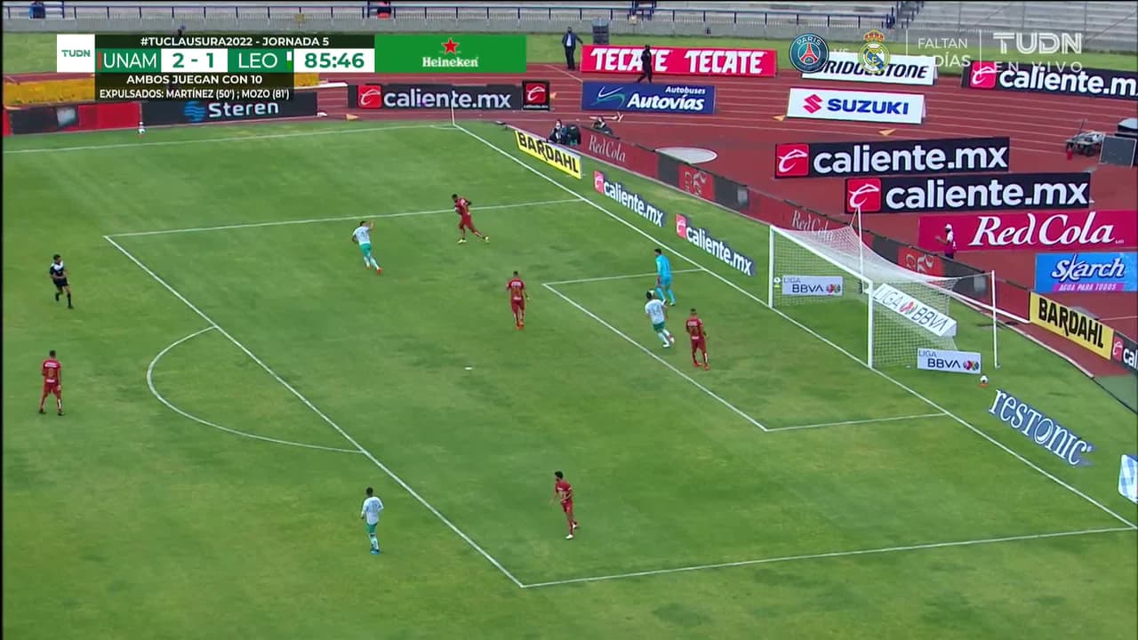 ¡TIRO ATAJADO! disparo por Osvaldo Rodríguez.