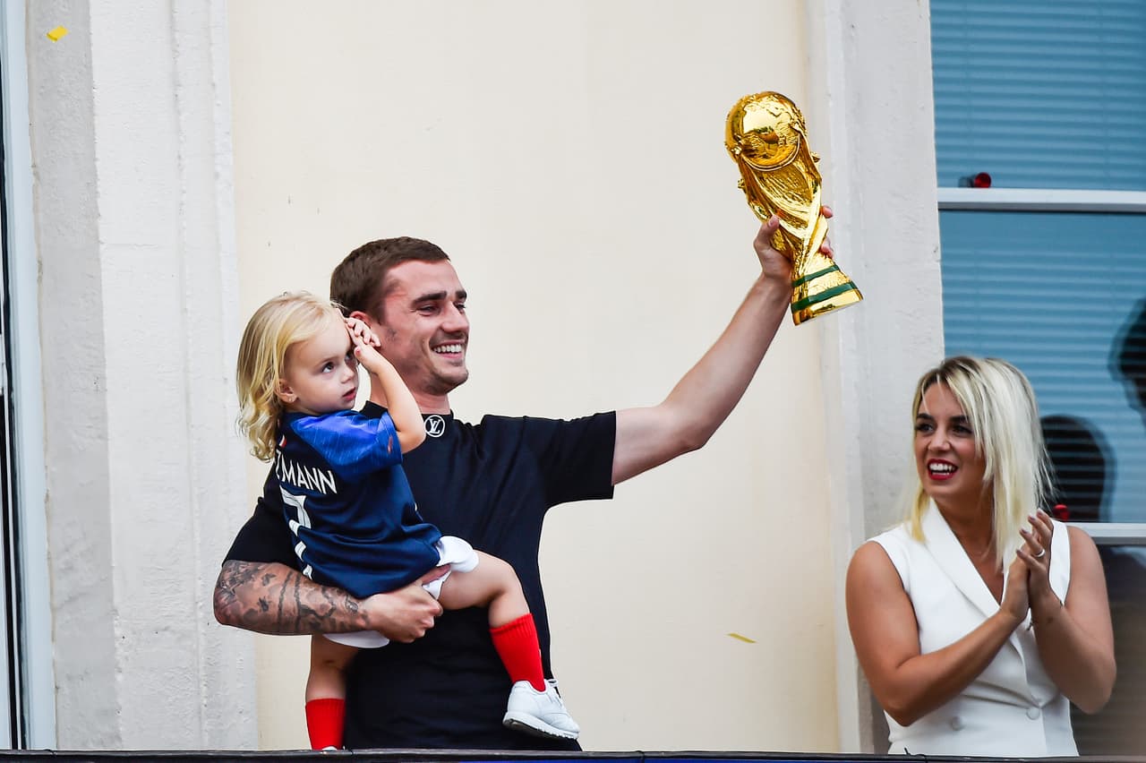 Erika Choperena y Griezmann son esposos desde 2017 y tienen a la pequeña Mía, nacida en 2016.