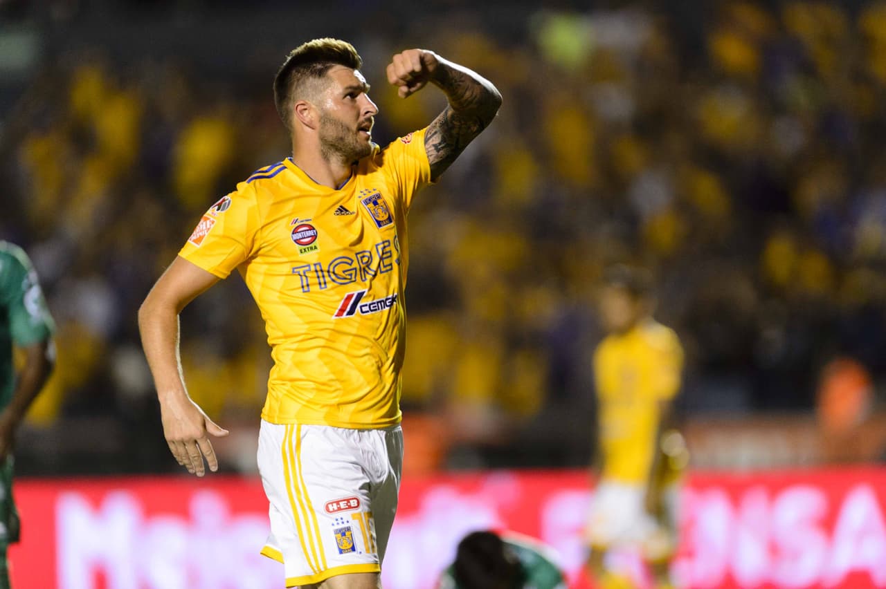 <b>Lo mejor:</b> André-Pierre Gignac se convirtió en el segundo máximo goleador en la historia de Tigres tras marcarle al León.