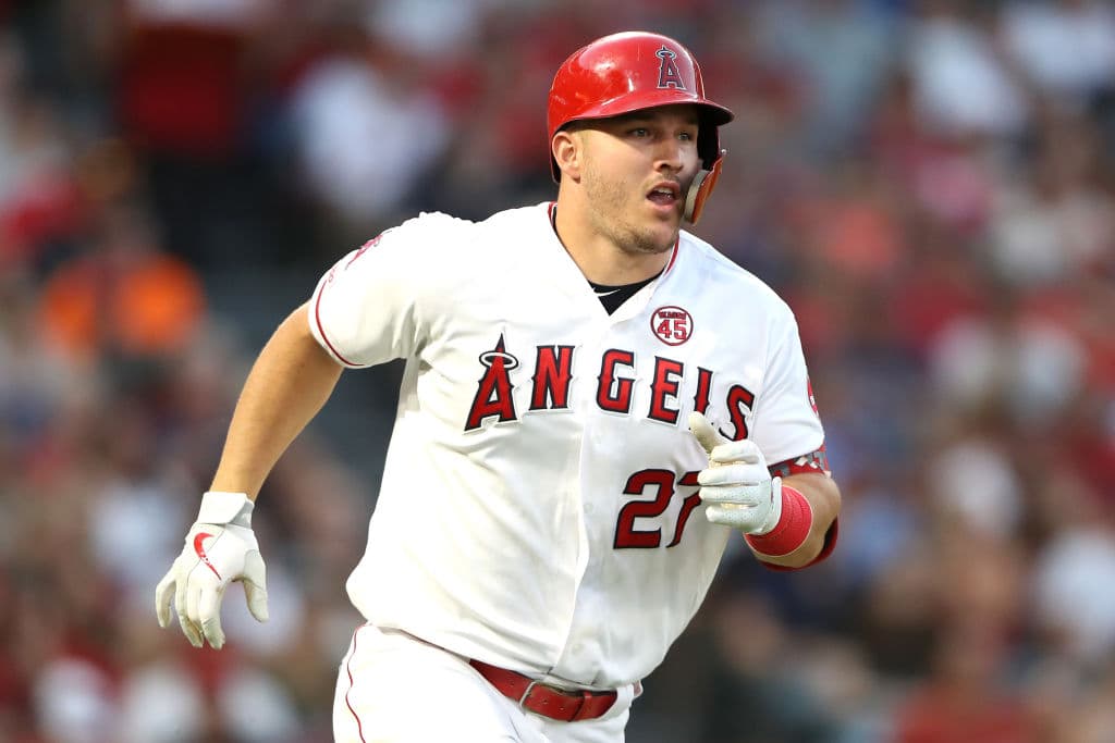 Mike Trout de los LA Angels of Anaheim.