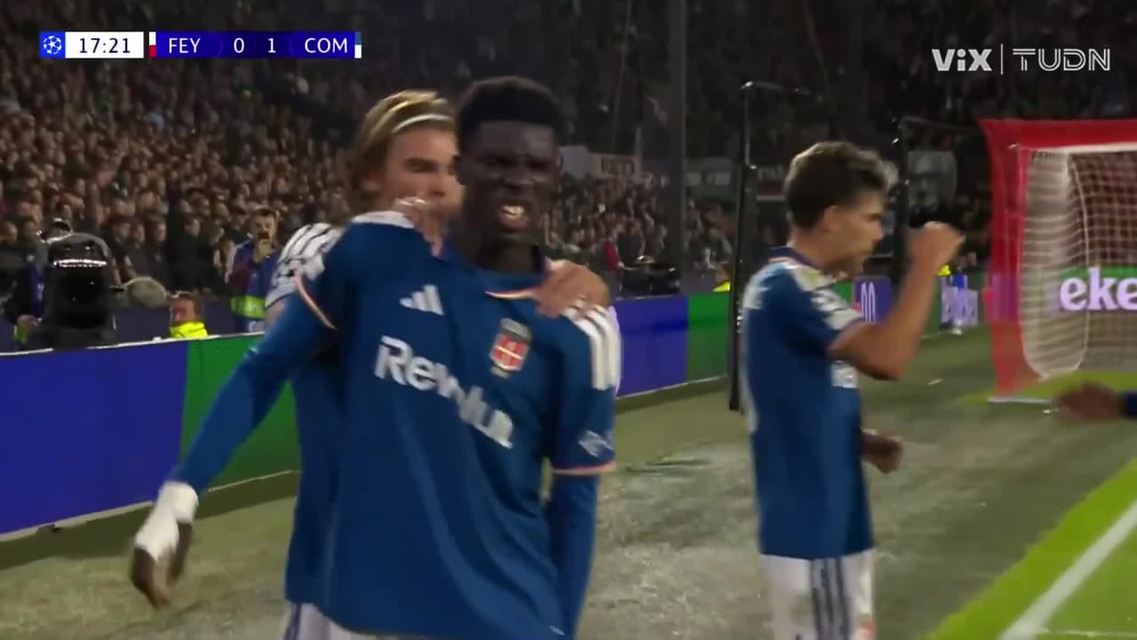 ¡Golazo del Como! Assane Diao vence al Feyenoord con un disparo cruzado