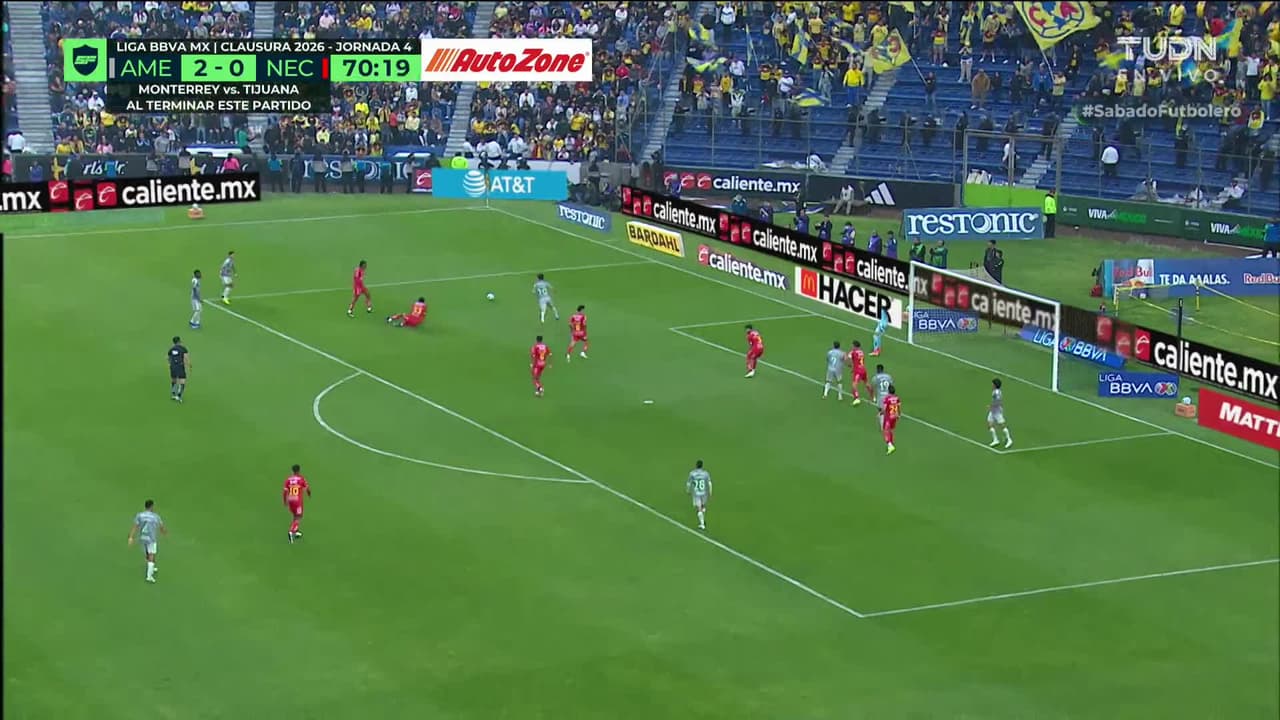 ¡TIRO ATAJADO! disparo por Kevin Álvarez.