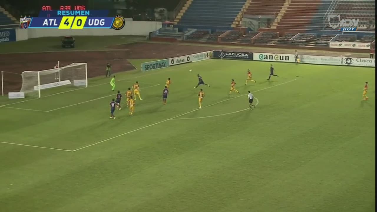 Videos: Atlante golea a la U. de G.