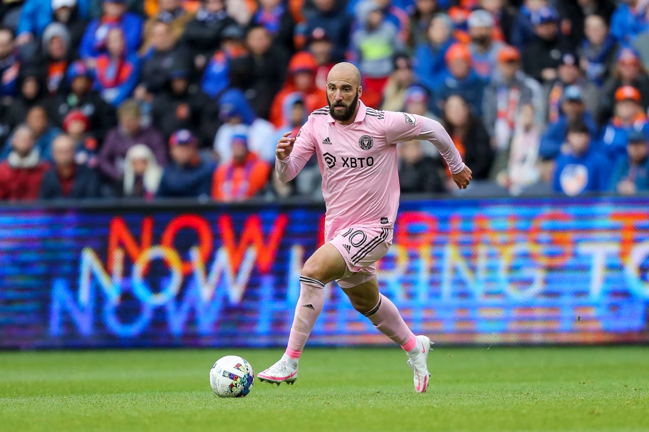 Gonzalo Higuaín marcó de penal el tanto de Inter Miami.
<br>