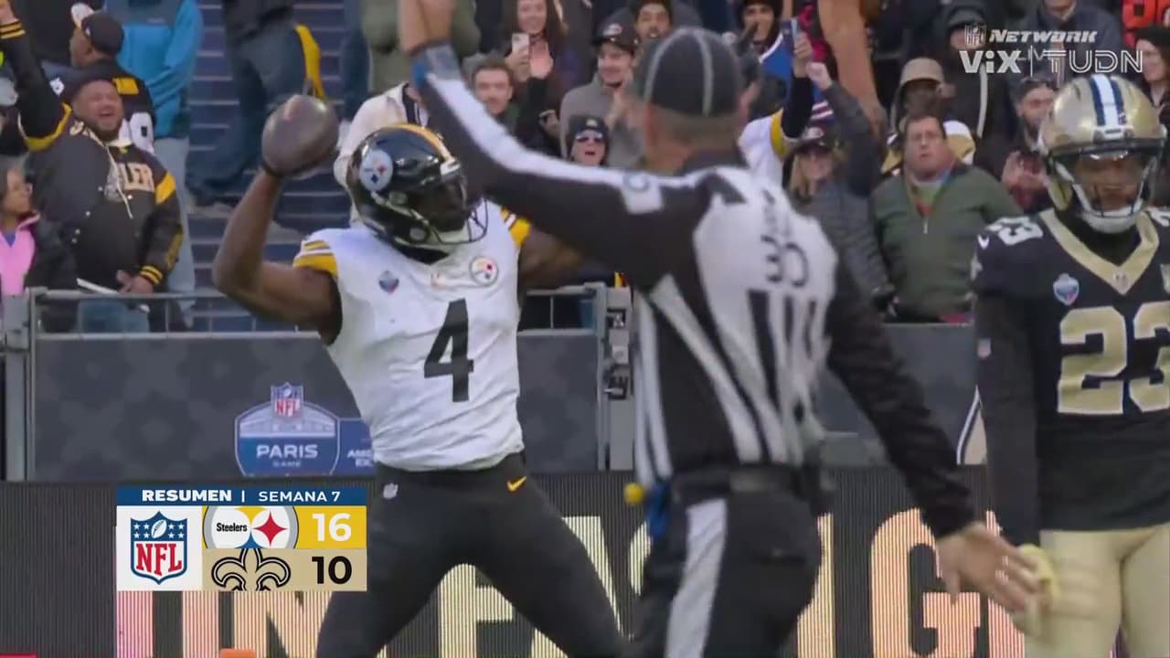 Histórico triunfo de Pittsburgh en primer juego de NFL en París
