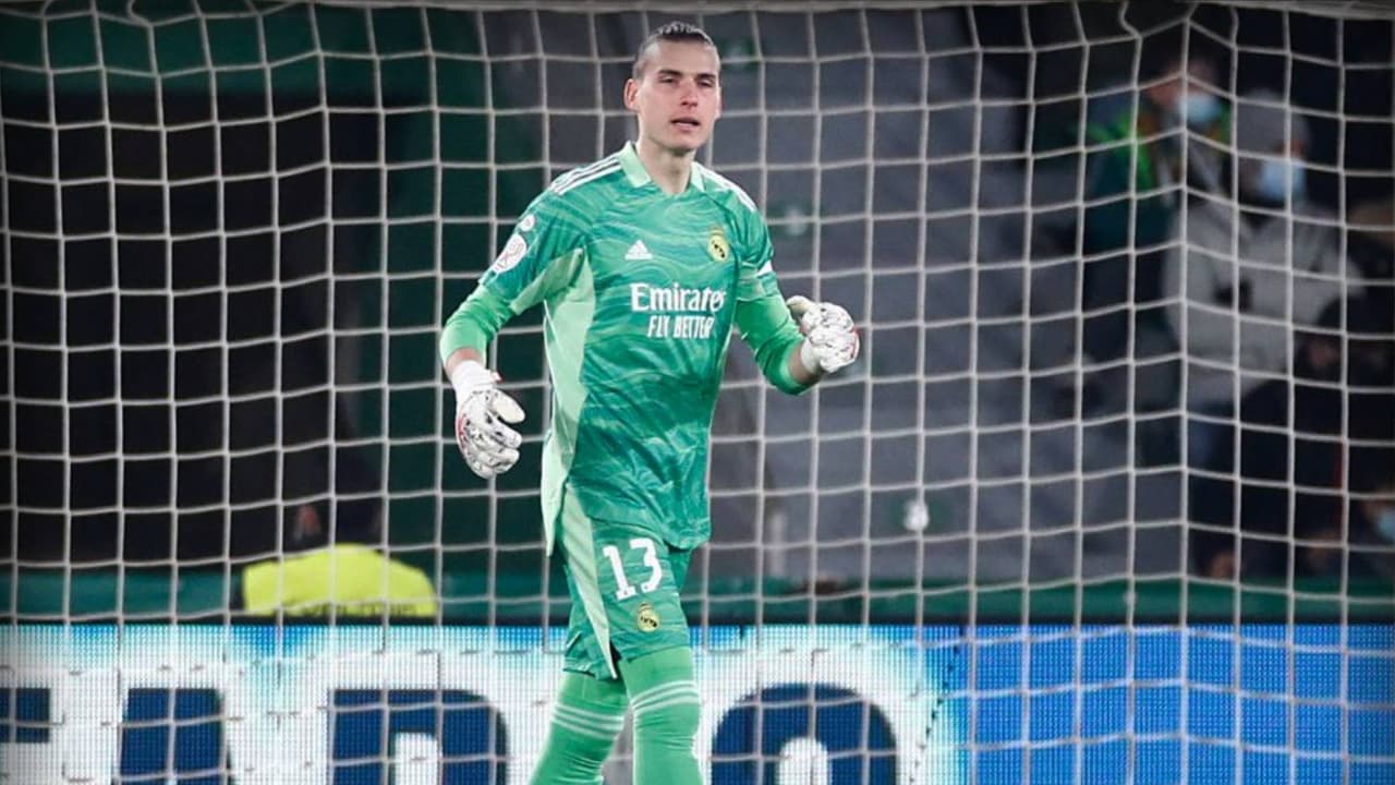 Portero ucraniano del Real Madrid se baja de la convocatoria