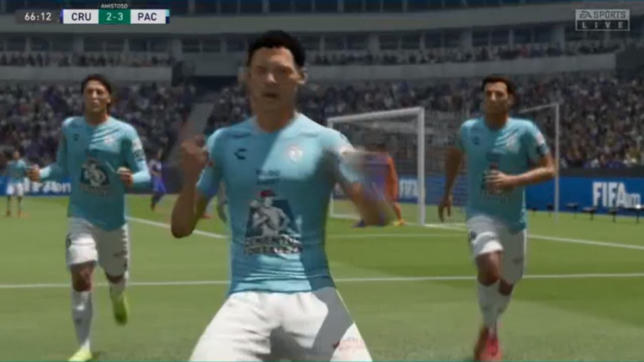 Álvarez, comandando a Pachuca, se levantó de un 2-0 para hundir a los cementeros en el futbol virtual.