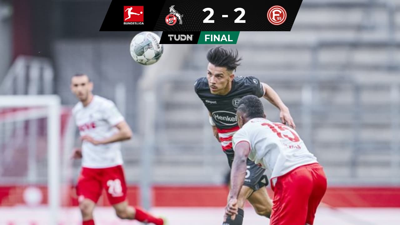 ¡Sin 'fortuna' para el Düsseldorf! Köln rescata empate