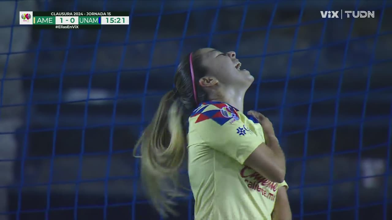 Cero y van dos de Katty ‘Killer’ sobre el arco de Pumas