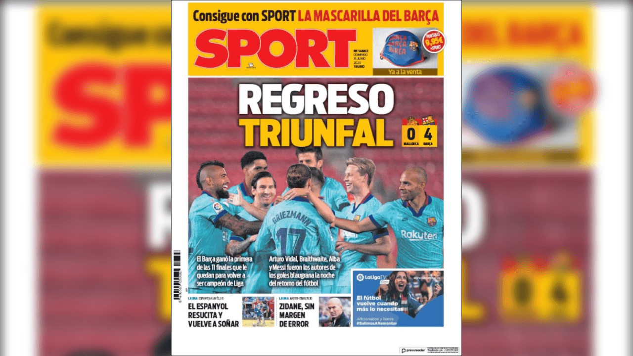 Los periódicos en Europa vuelven a mostrar en la primera plana a las figuras que llenan de alegría, emoción y pintan sonrisas en los rostros de los aficionados semana a semana.