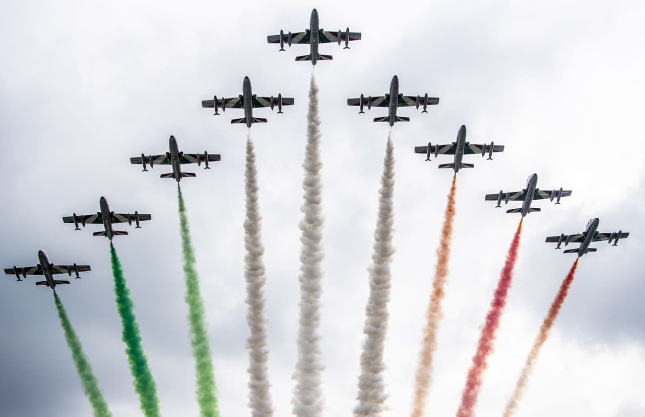 El colorido italiano prendió la fiesta de la Fórmula 1 en Monza.