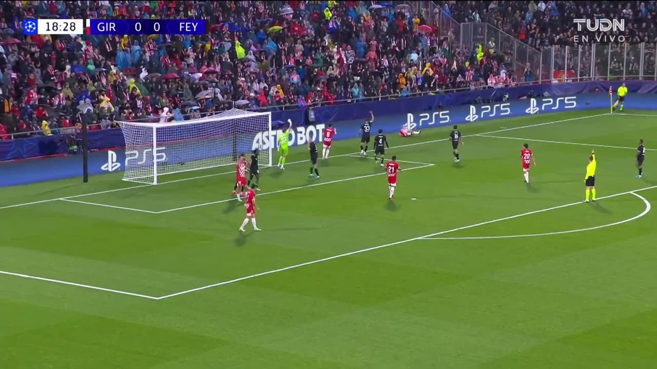 ¡GOL!  anota para Girona. David López Silva