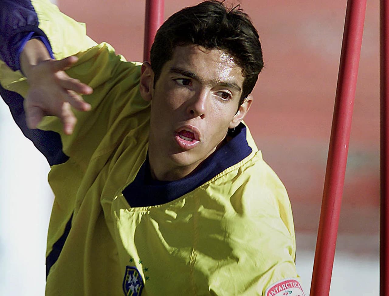 Kaká, ganador del Balón de Oro en 2007, ya era figura en So Paulo cuando brilló en el Sudamericano de con Brasil.