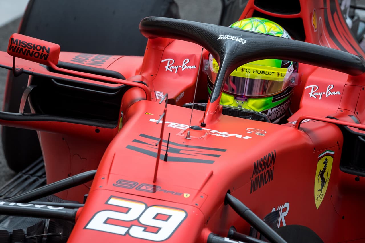 En total, Mick corrió 33 vueltas en el circuito a bordo del auto de Sebastian Vettel y quedó en la octava posición.