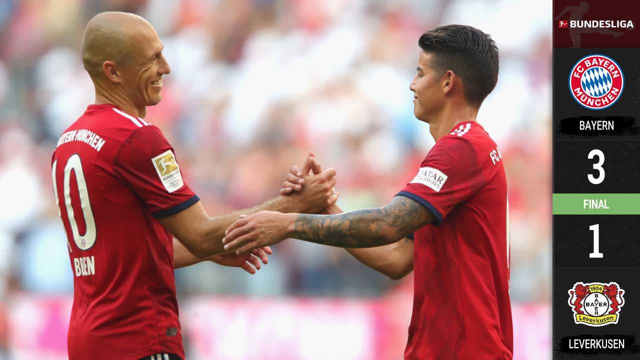 Los bávaros se posicionan líderes únicos de la Bundesliga.