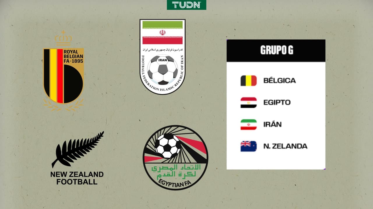 Fechas y horarios de los partidazos que nos esperan en el Grupo G de la Copa del Mundo 2026