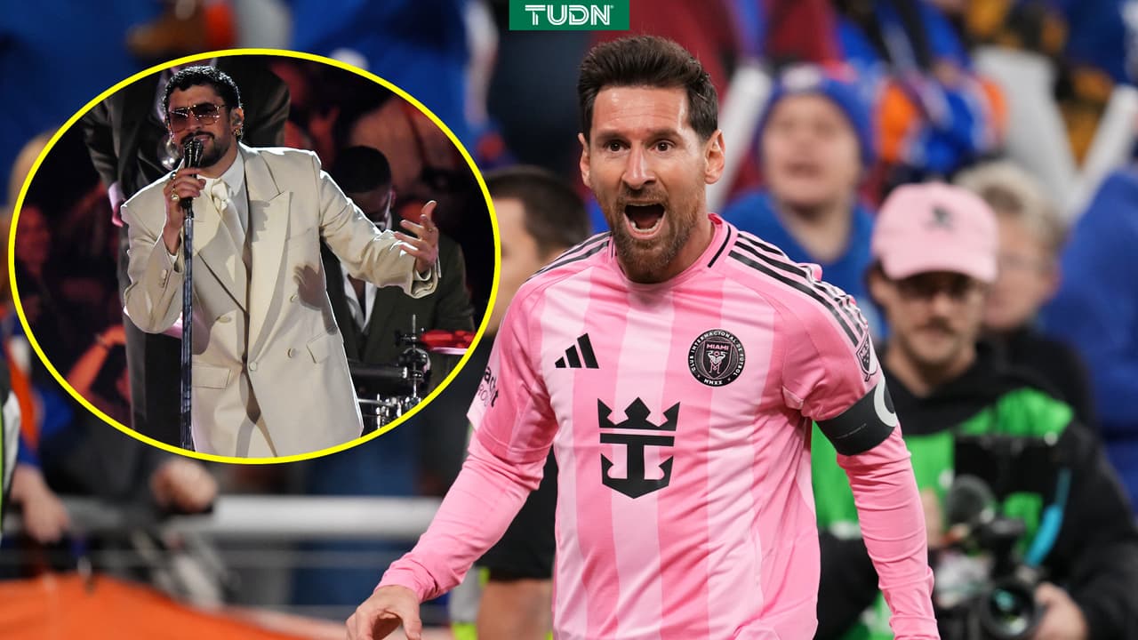 El secreto de Messi que involucra a Bad Bunny en sus calentamientos