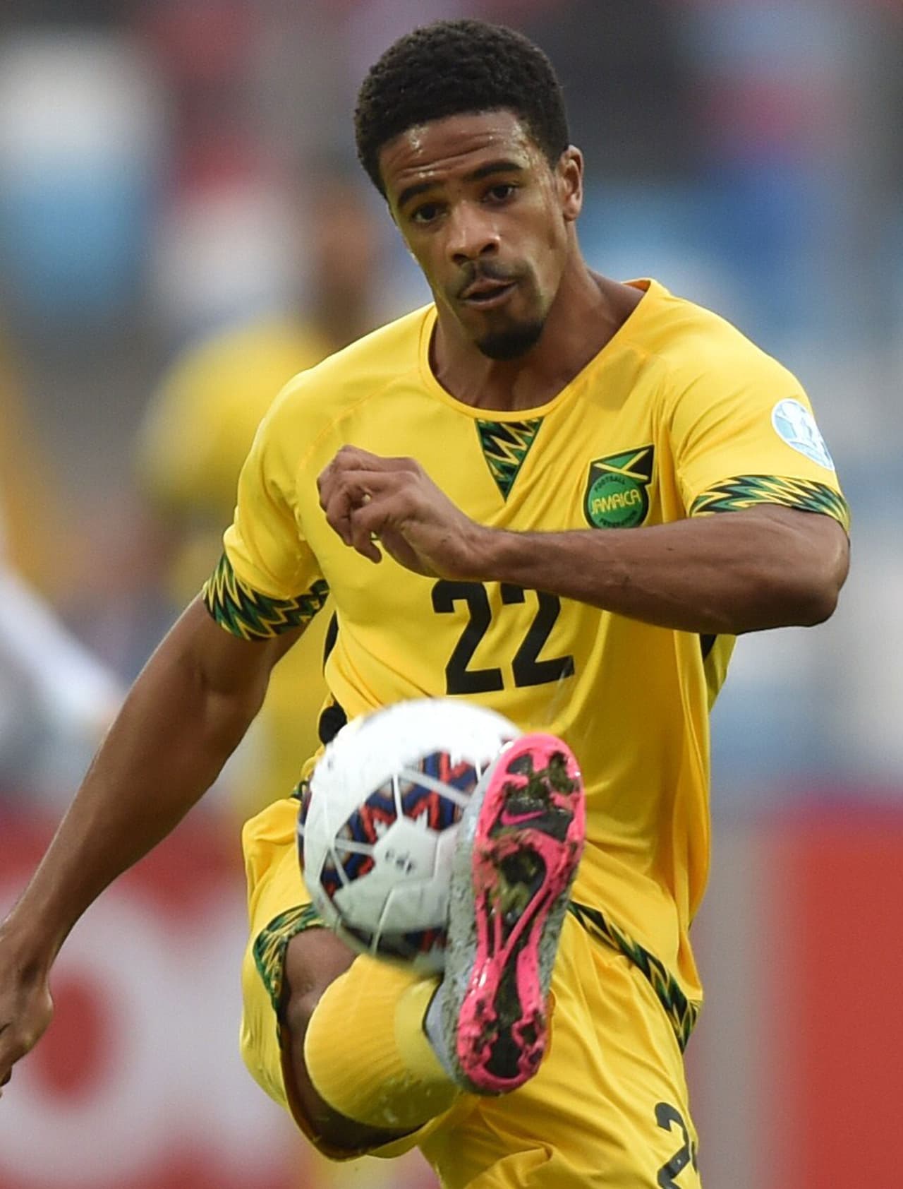 22. Garath McCleary - A pesar de su gran técnica individual acabó siendo muy intermitente en su participación en la generación de juego ofensivo, si bien si mantuvo preocupada a la defensa mexicana. Salió al 59. Calificación: 7.