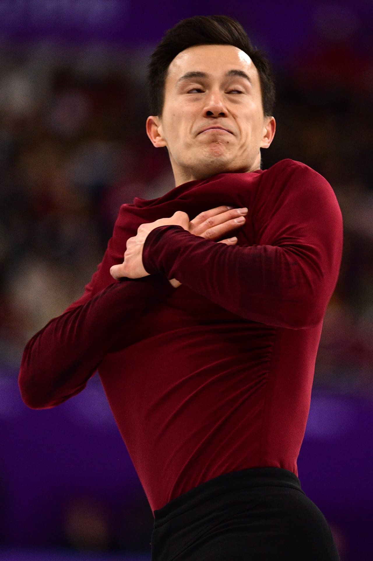 Patrick Chan del equipo de Canadá.