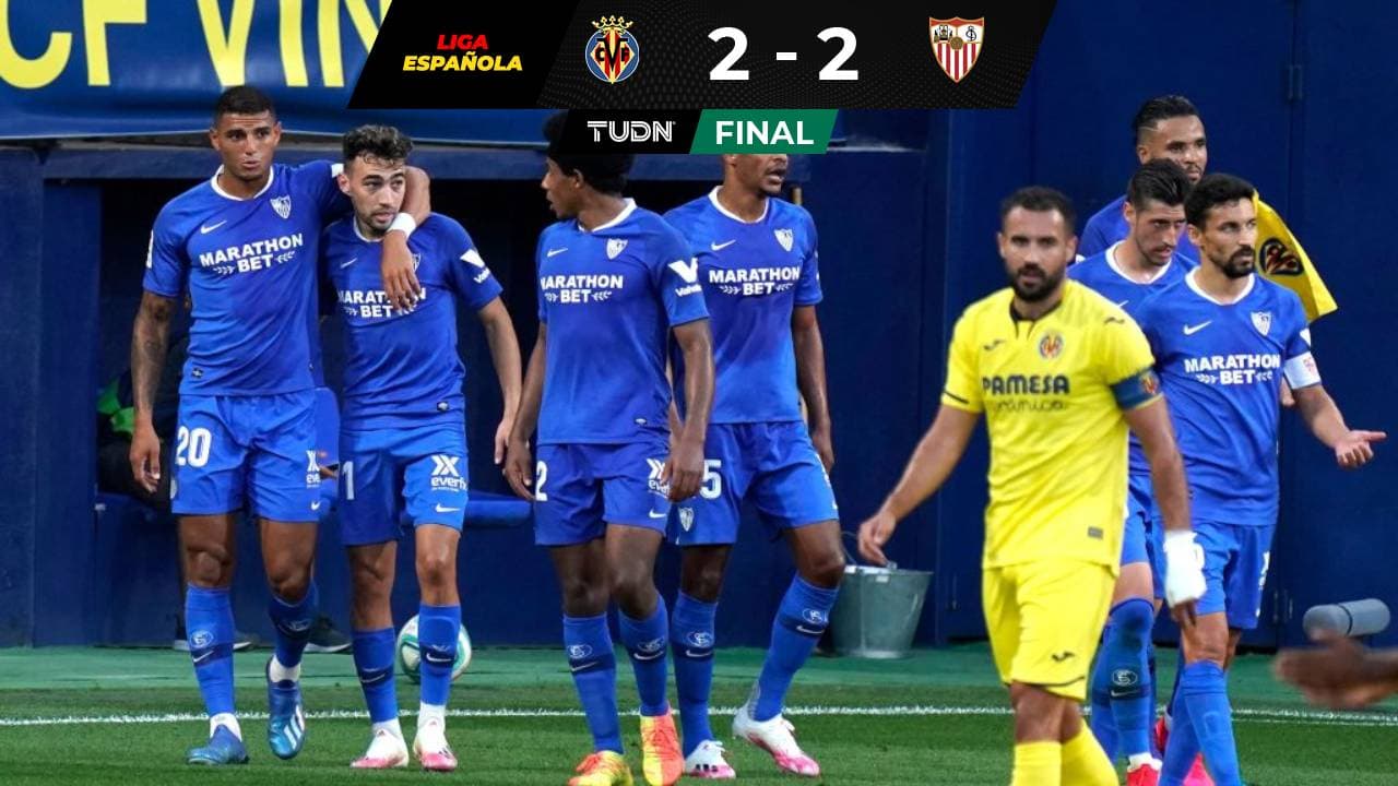 Villarreal y Sevilla empataron en un vibrante partido
