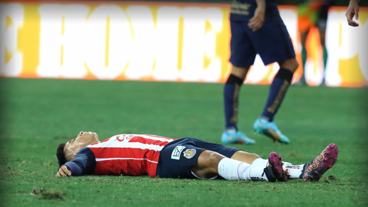 'Nene' Beltrán es baja para el Chivas vs Necaxa y duda en Liguilla